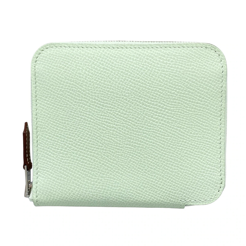 Hermes Azap Compact Silkin Vert Fizz #368672H13B
